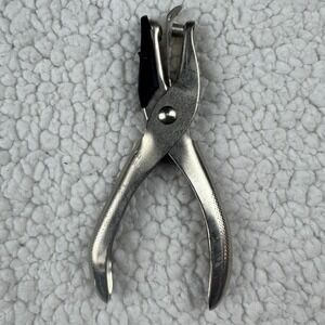Vintage McGill GEM Single Hole‎ Punch Marengo USA Metal Paper Punch Tool
